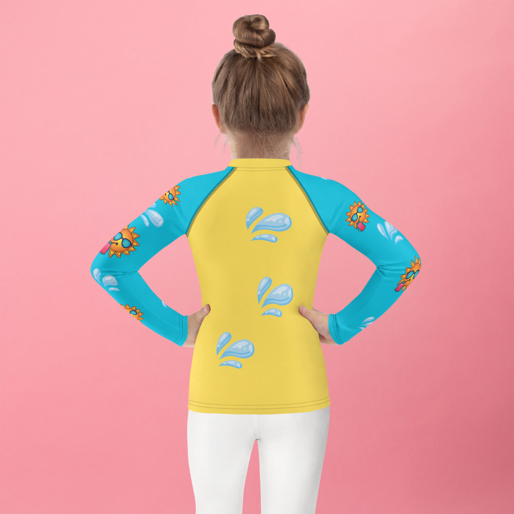 Kids Rash Guard, Summer Time Vibes