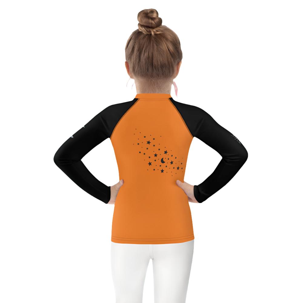 Halloween Fun Toddler Rash Guard, orange
