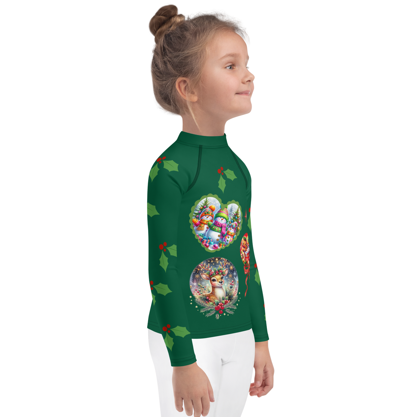 Christmas Dreams Kids Rash Guard