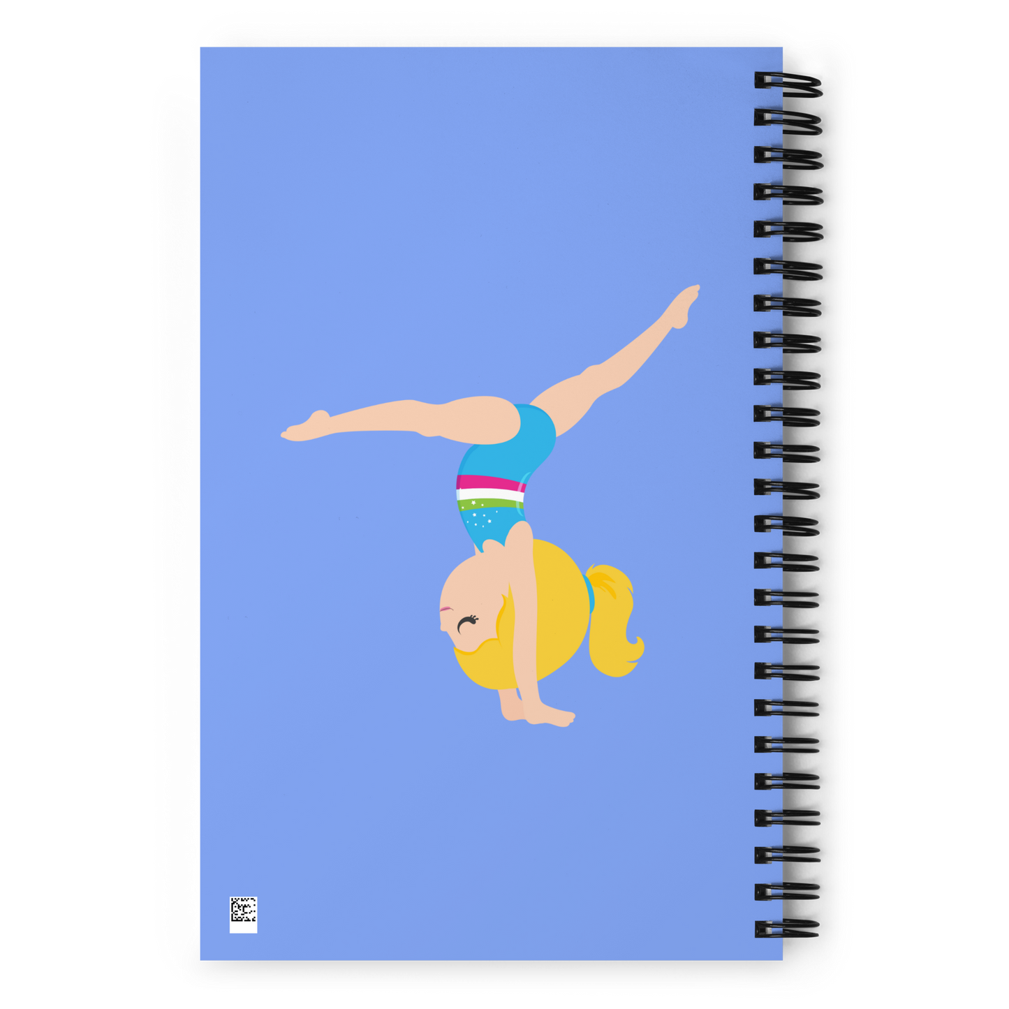 Blond Gymnast Life Spiral Notebook