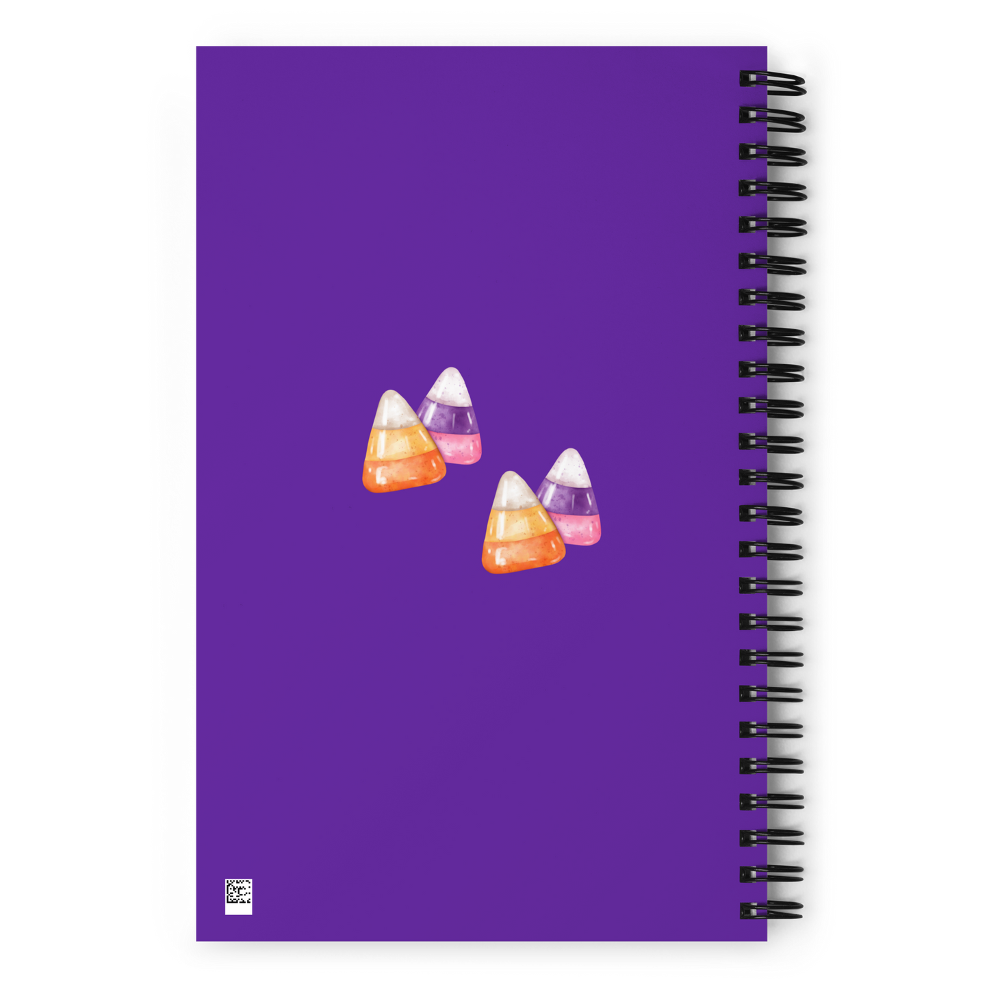 Spooky Time Spiral Notebook purple