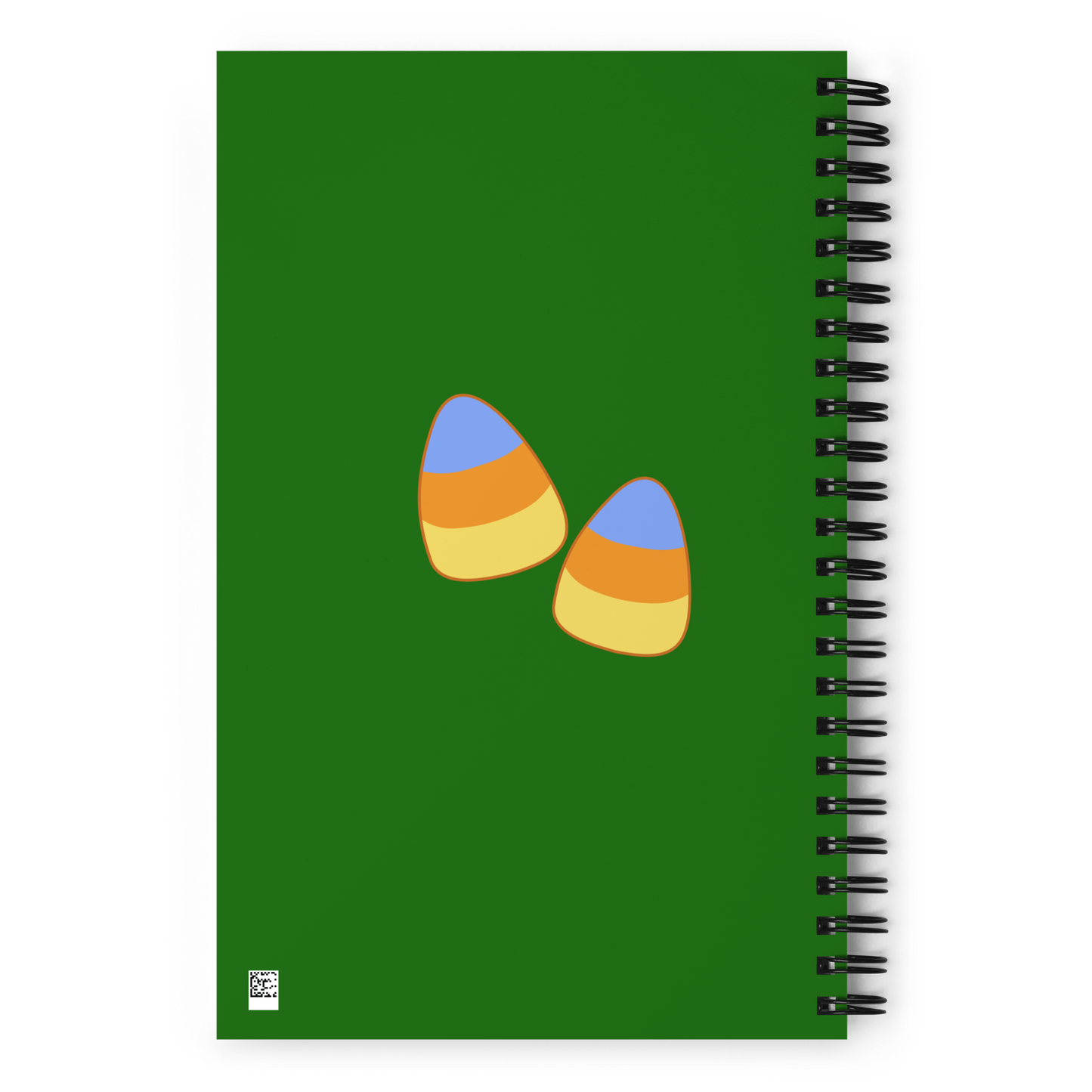 Spooky Time green spiral notebook