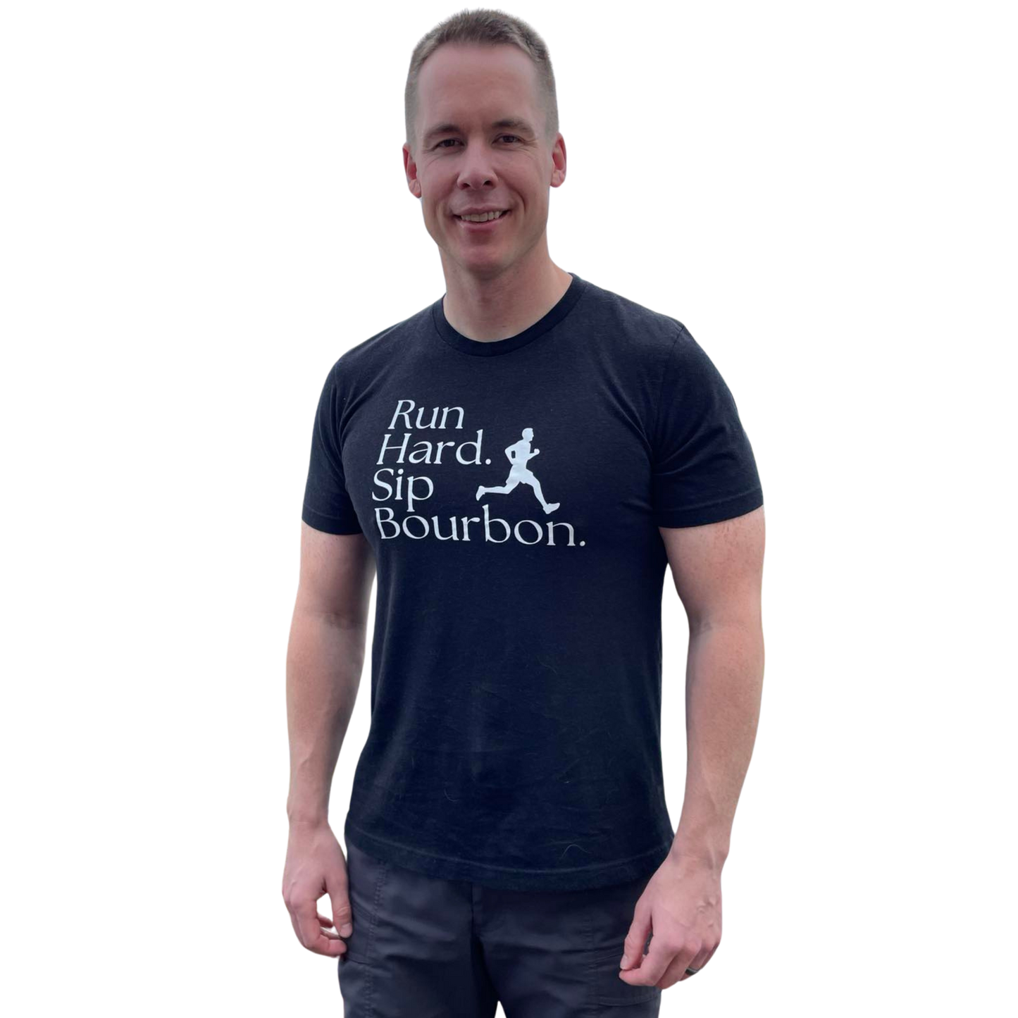 Bourbon - Run Hard Sip Bourbon T-shirt