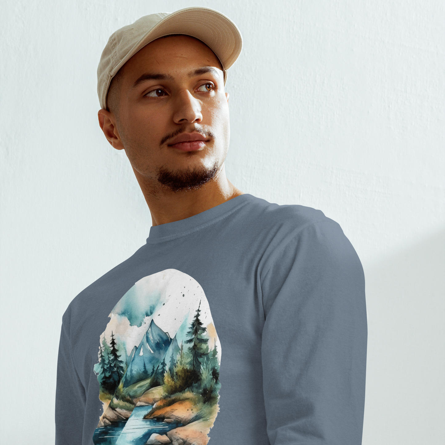 Peaceful Mountain Universal Long Sleeve Tee