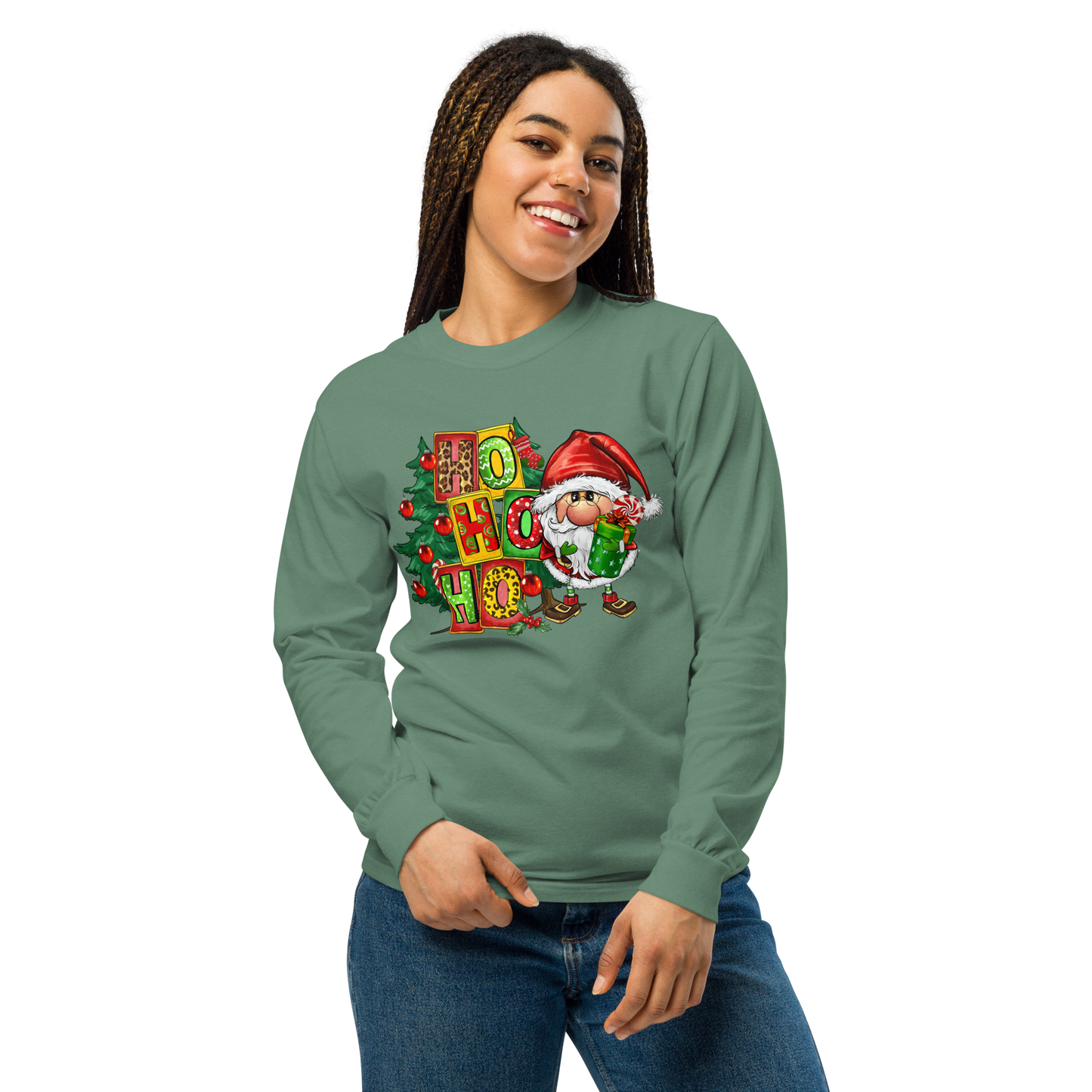 A Ho Ho Ho Santa Universal Long Sleeve Shirt