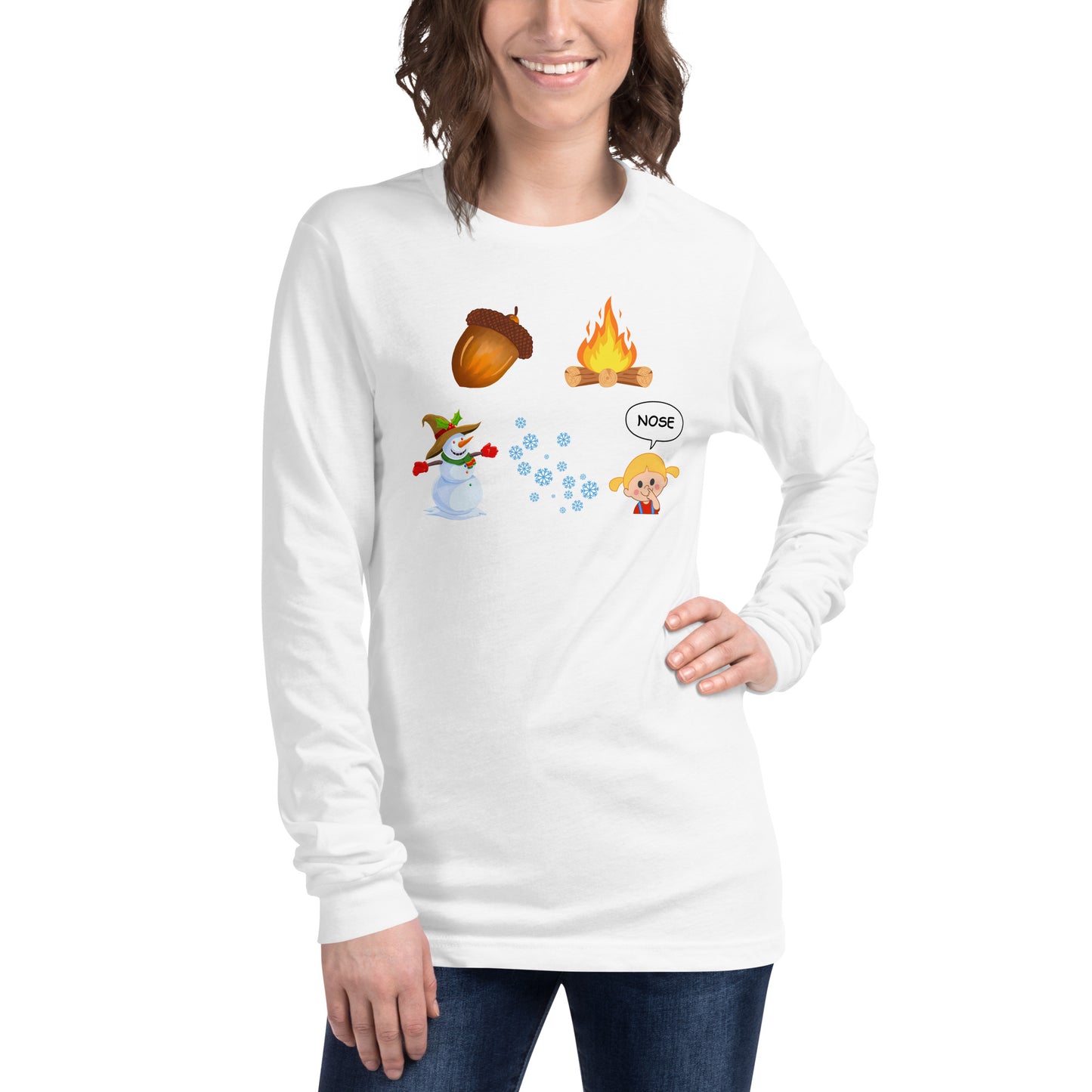 Chestnuts Roasting Unisex Long Sleeve T-shirt