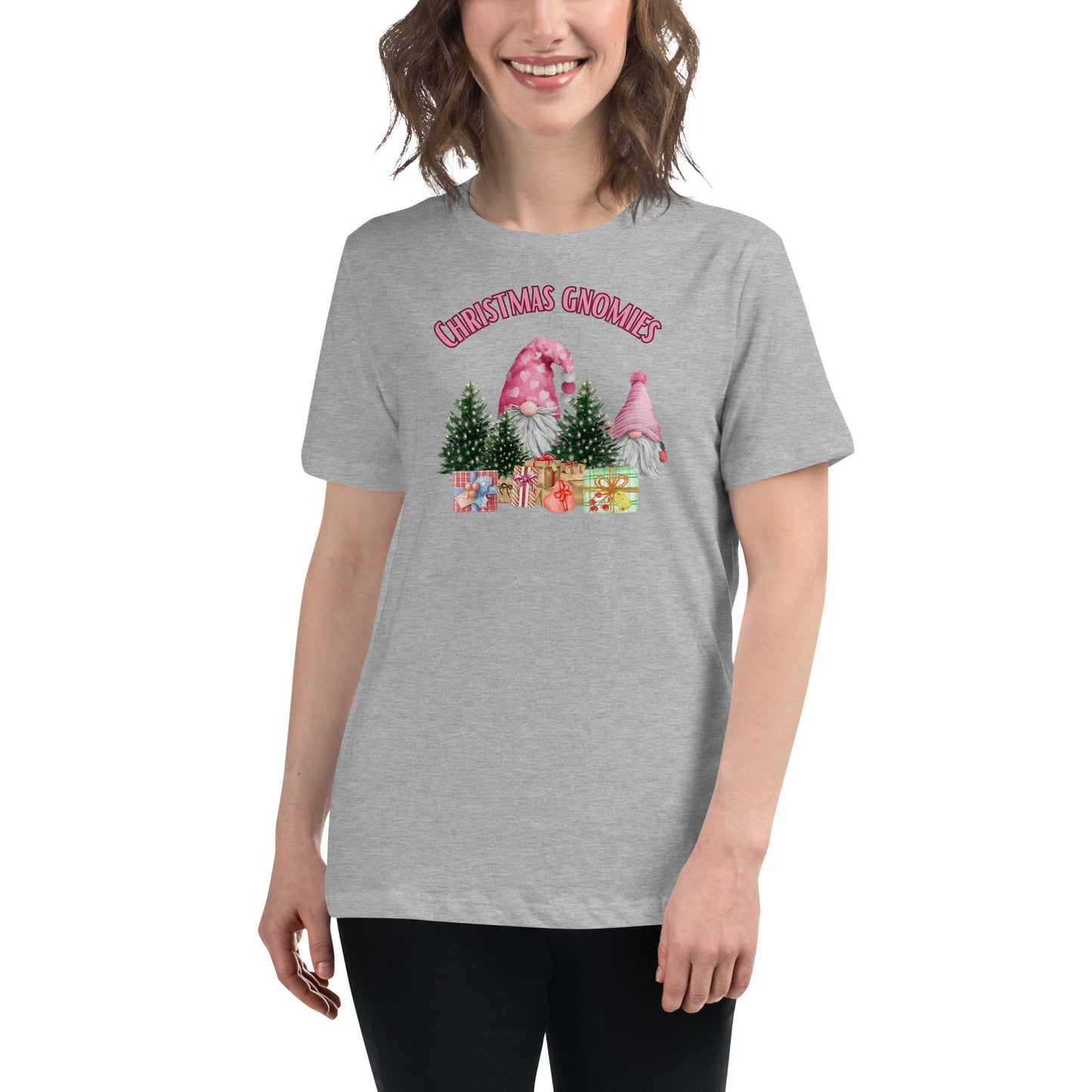 Christmas with my Gnomies Women's Relaxed T-Shirt