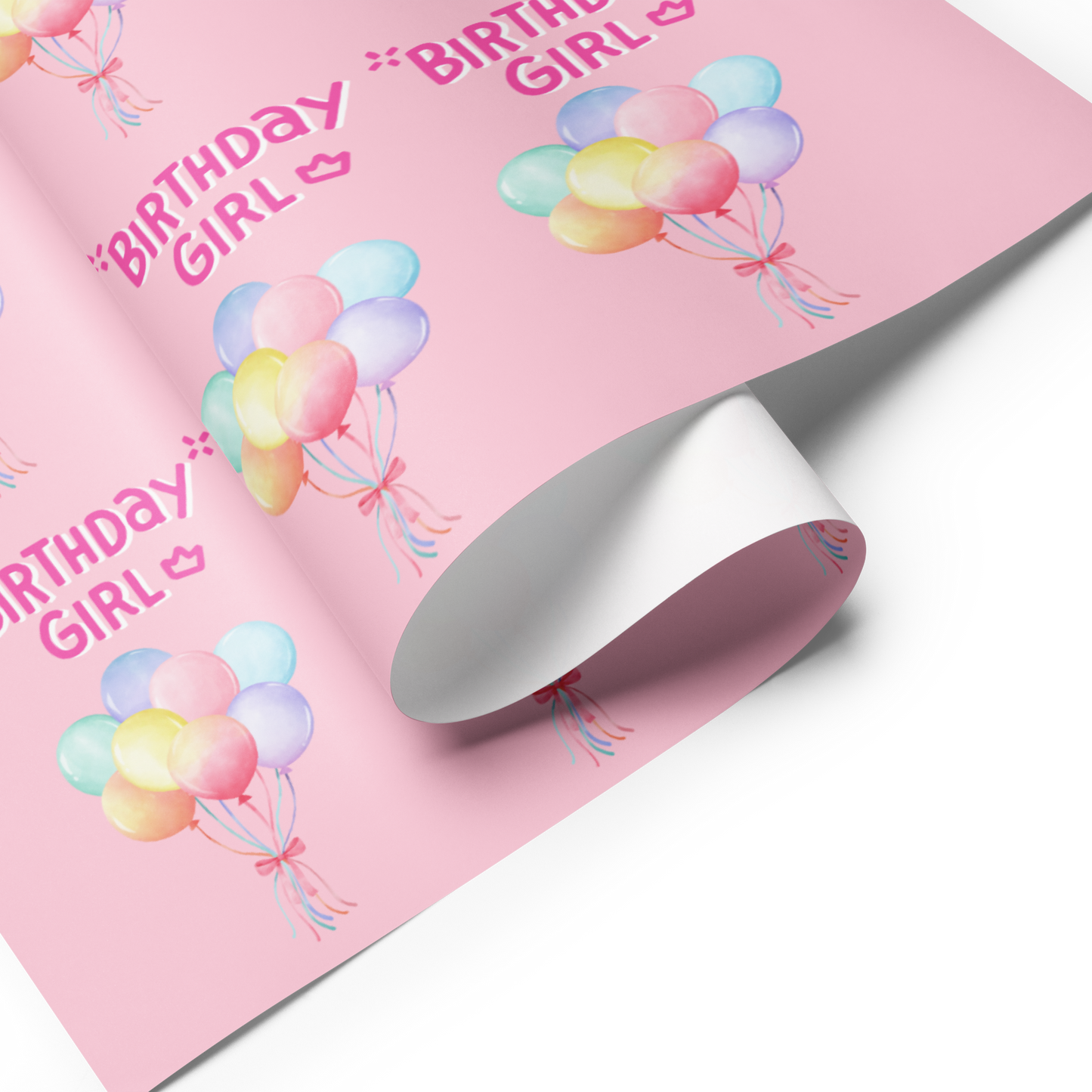 Birthday Girl Wrapping paper sheets