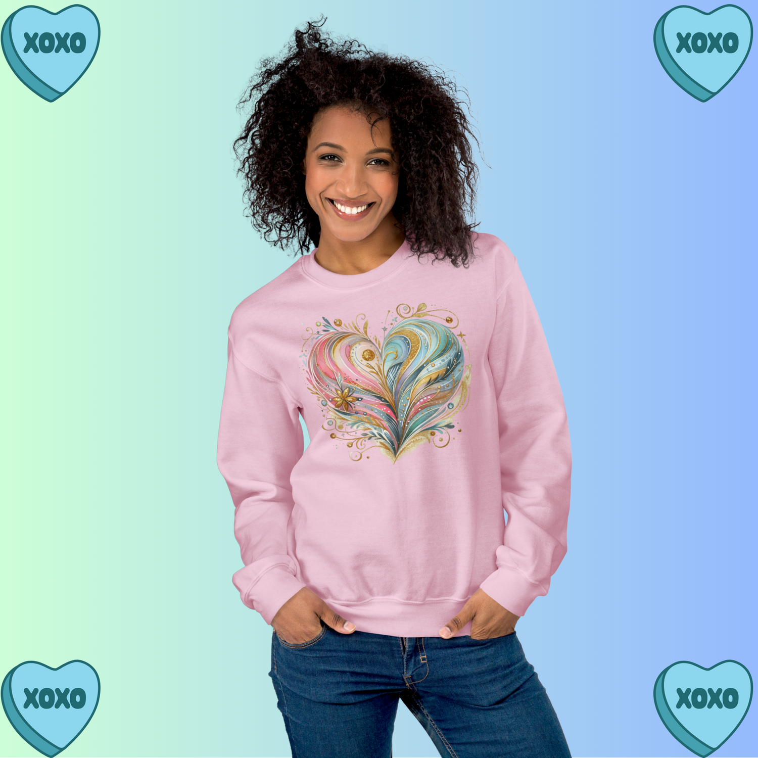 Adult Valentines Day Sweatshirts