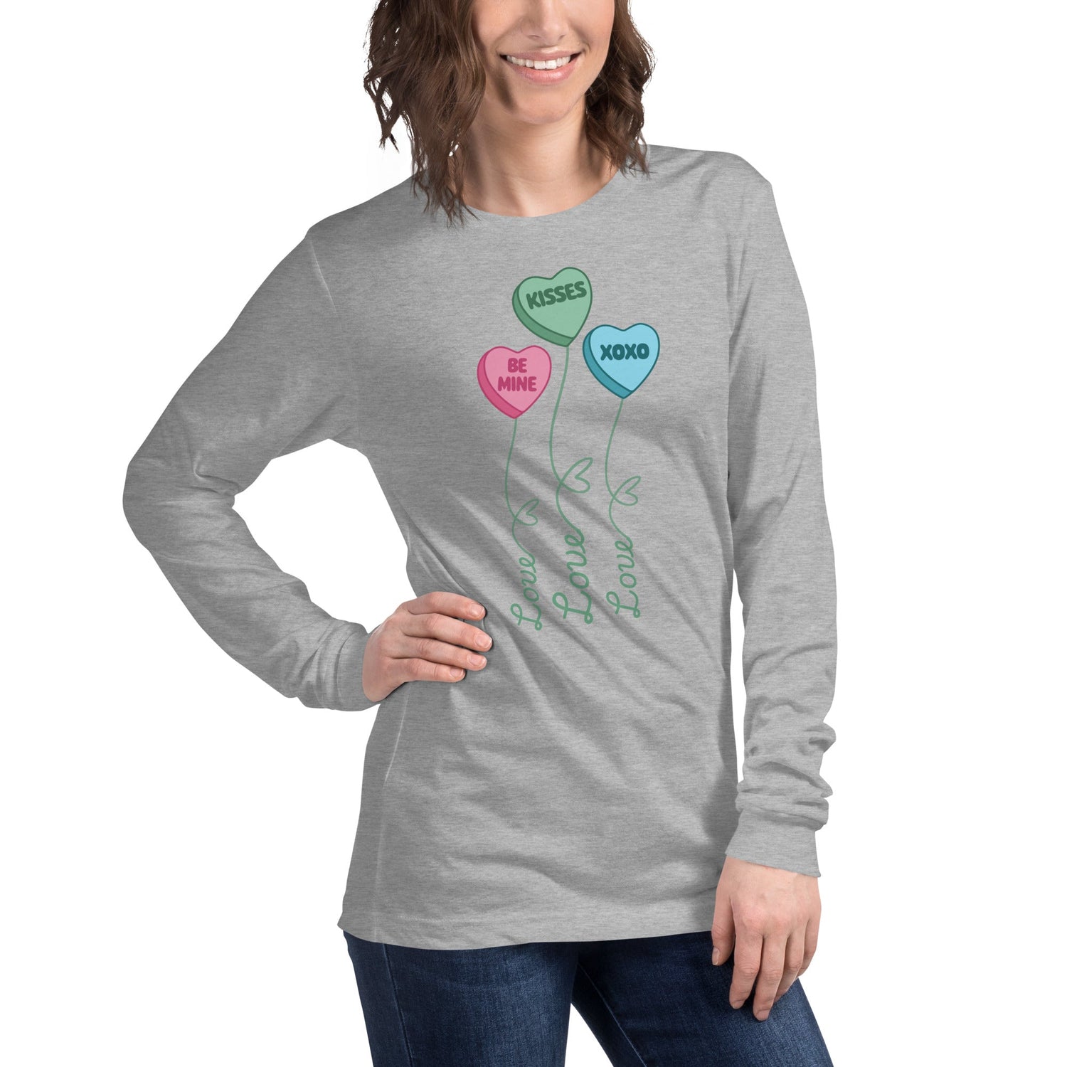 Adult Valentine Long Sleeve Shirts