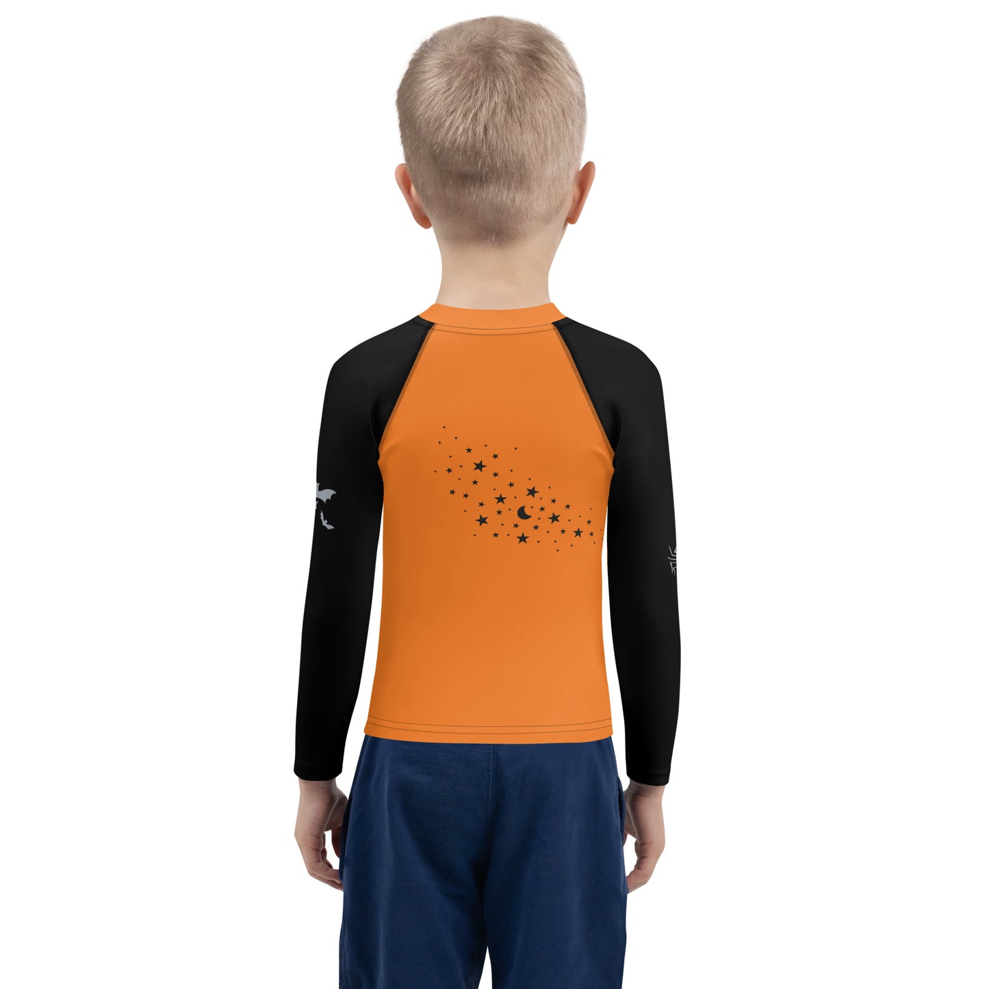 Halloween Fun Toddler Rash Guard, orange