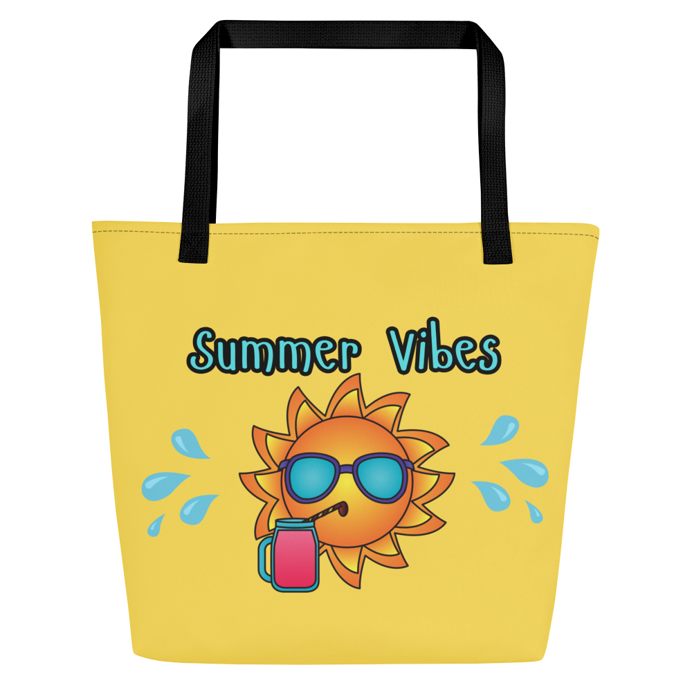 Bag, Large Tote Summertime Vibes