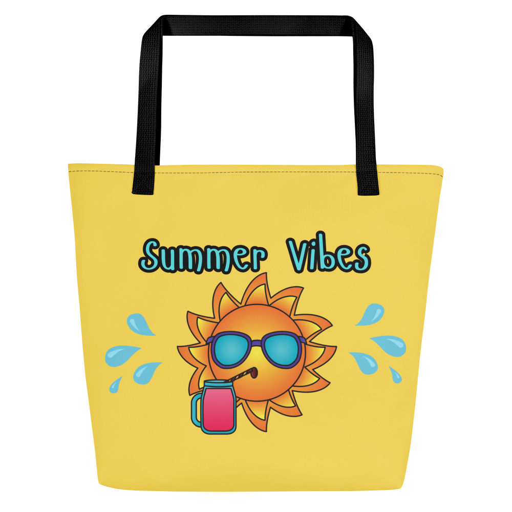 Bag, Large Tote Summertime Vibes