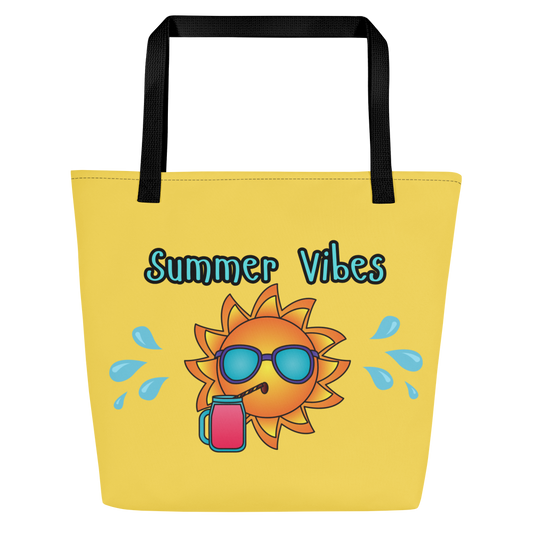 Bag, Large Tote Summertime Vibes