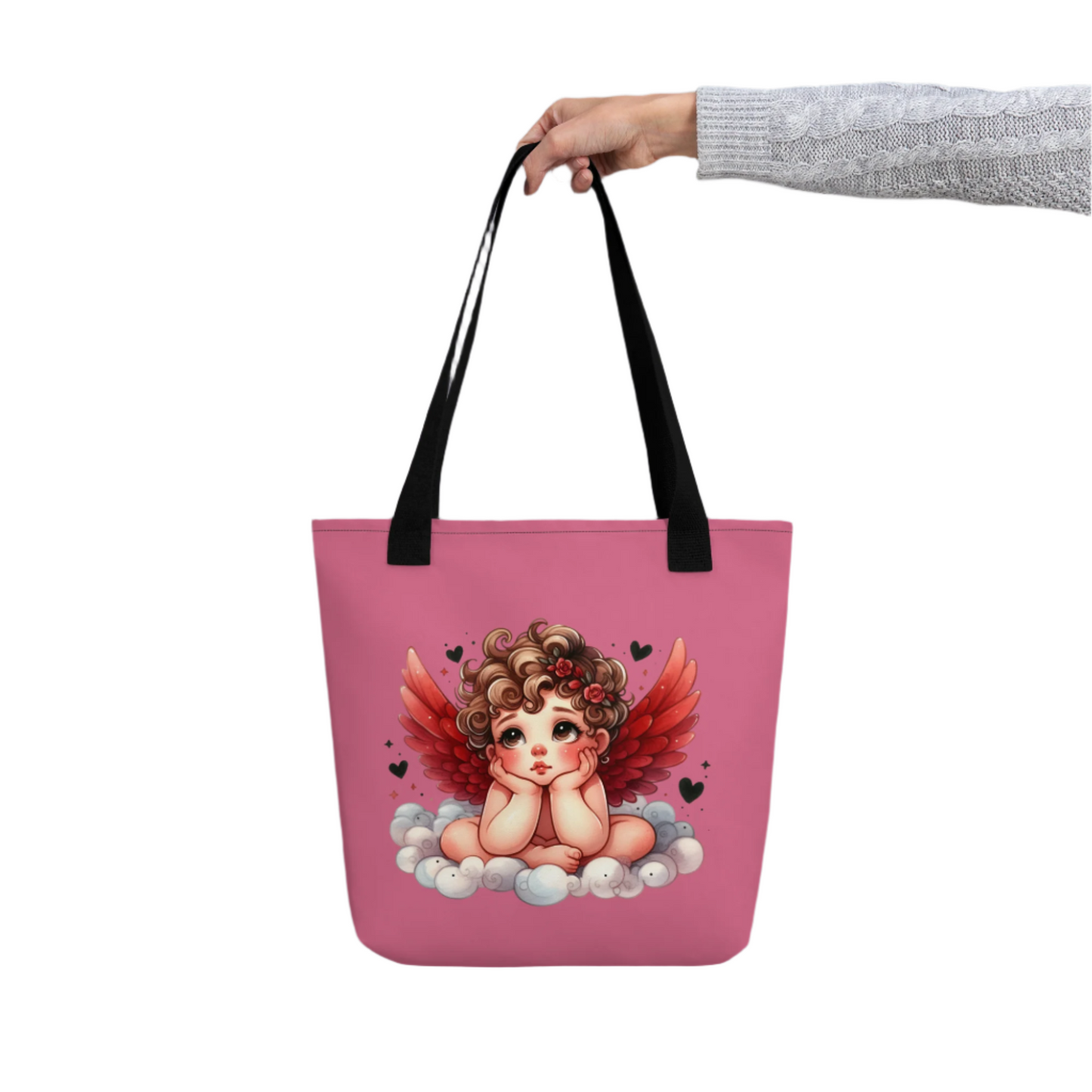 Cupid in the clouds Tote bag