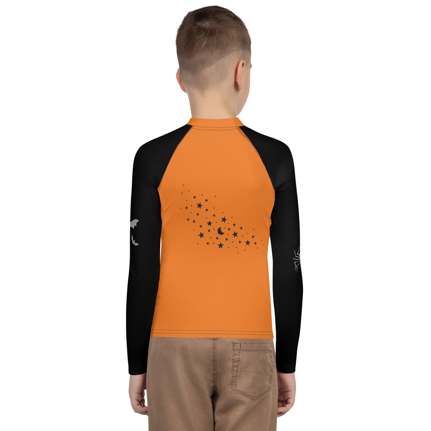 Halloween Fun Youth Rash Guard, orange