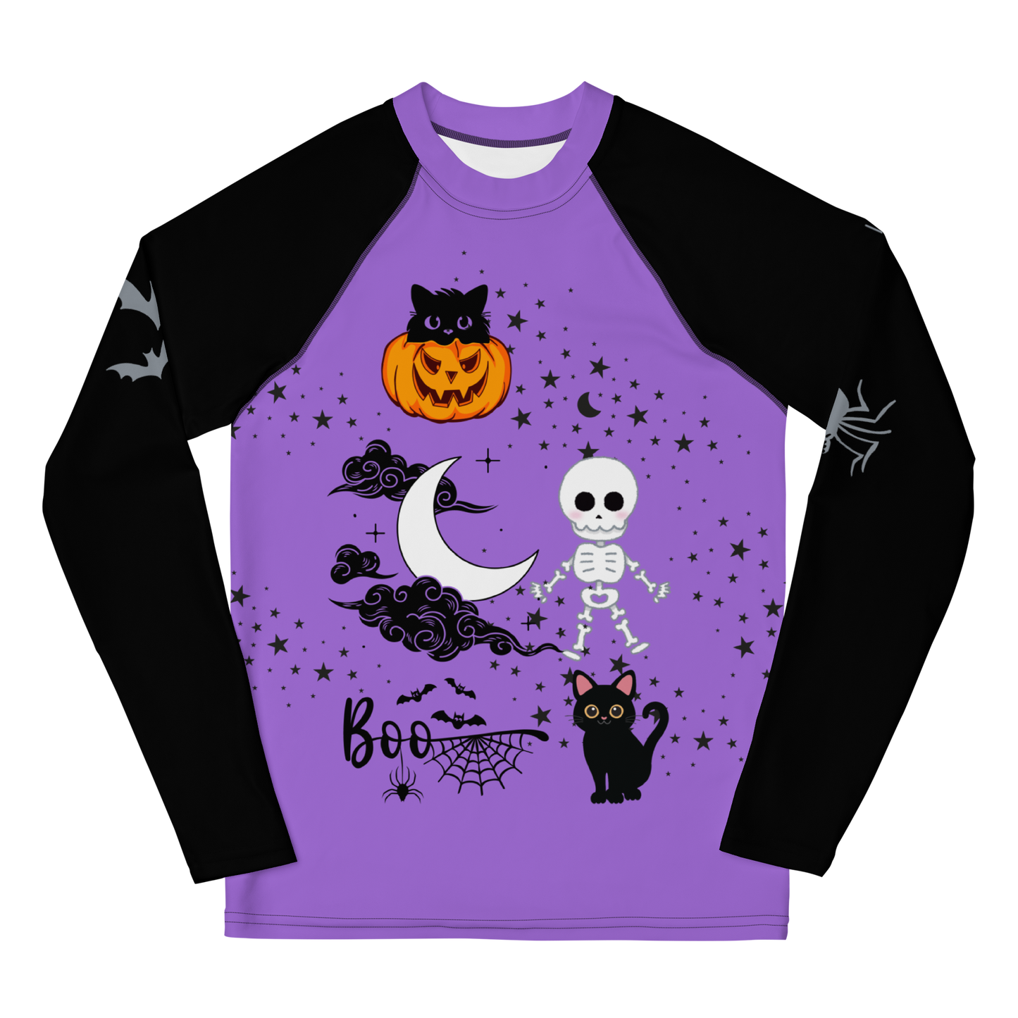 Halloween Fun Youth Rash Guard, Purple