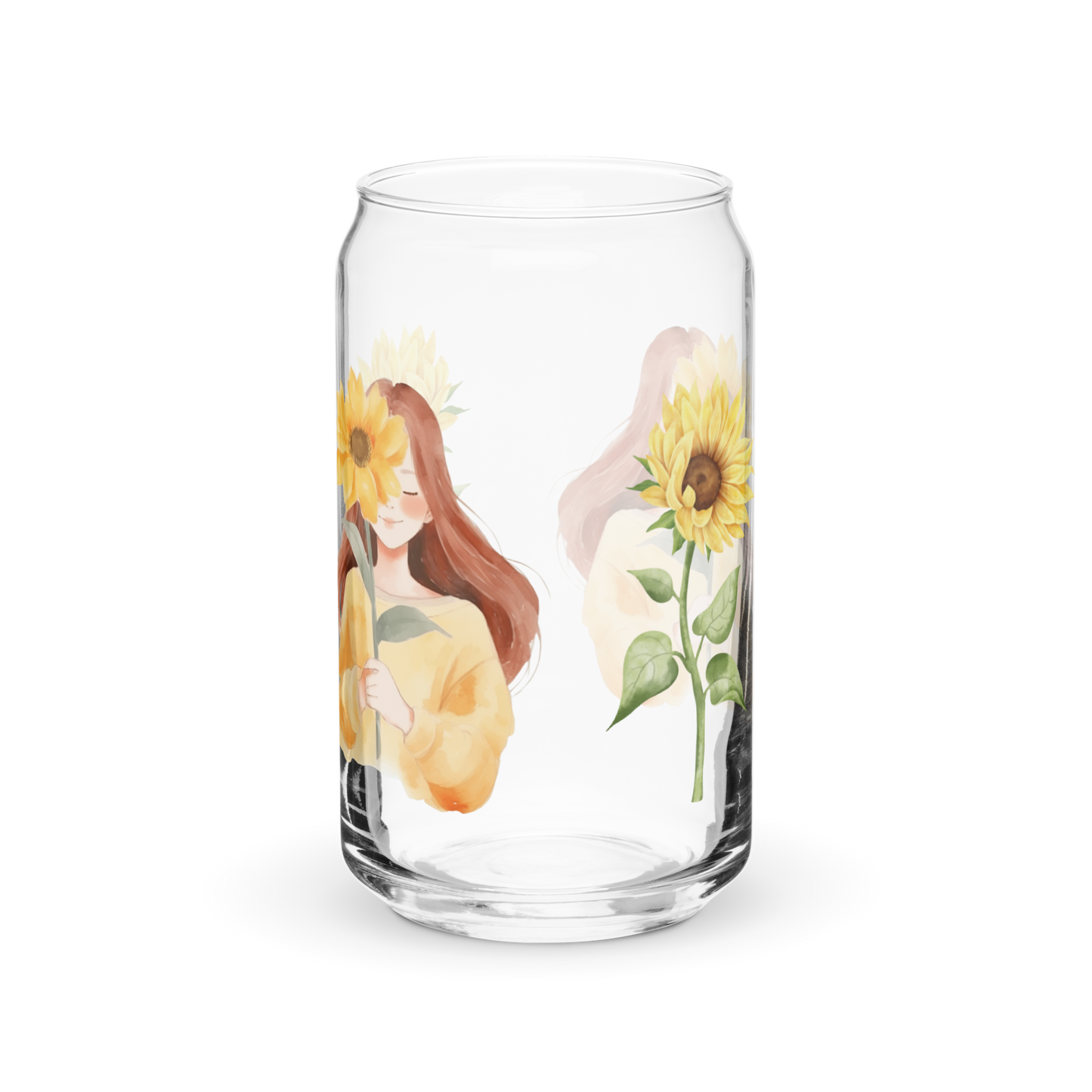 Can-shaped glass, Sunflower Love