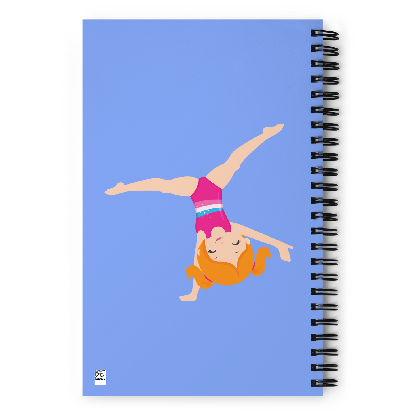 Spiral notebook, Gymnast Life - redhead