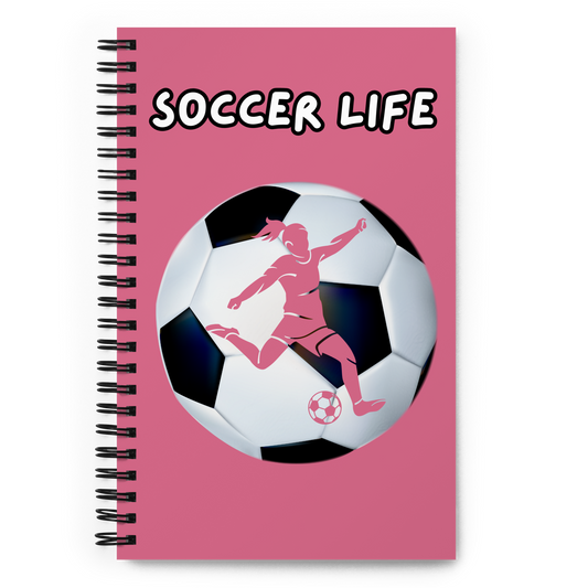 Spiral notebook, Soccer Life