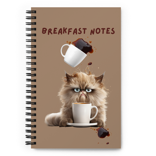 Spiral notebook, Grumpy Cat Breakfast