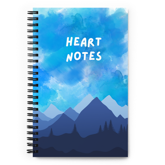 Spiral, Heart Notes Notebook