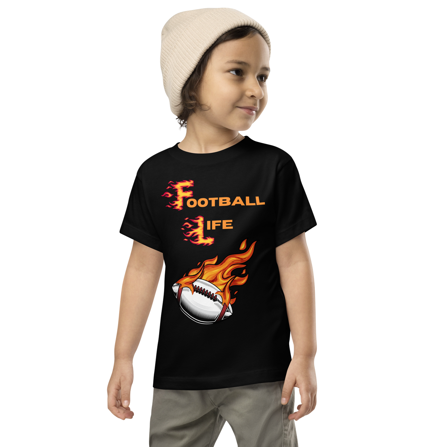 Football Life Toddler Short Sleeve Tee