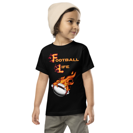 Football Life Toddler Short Sleeve Tee