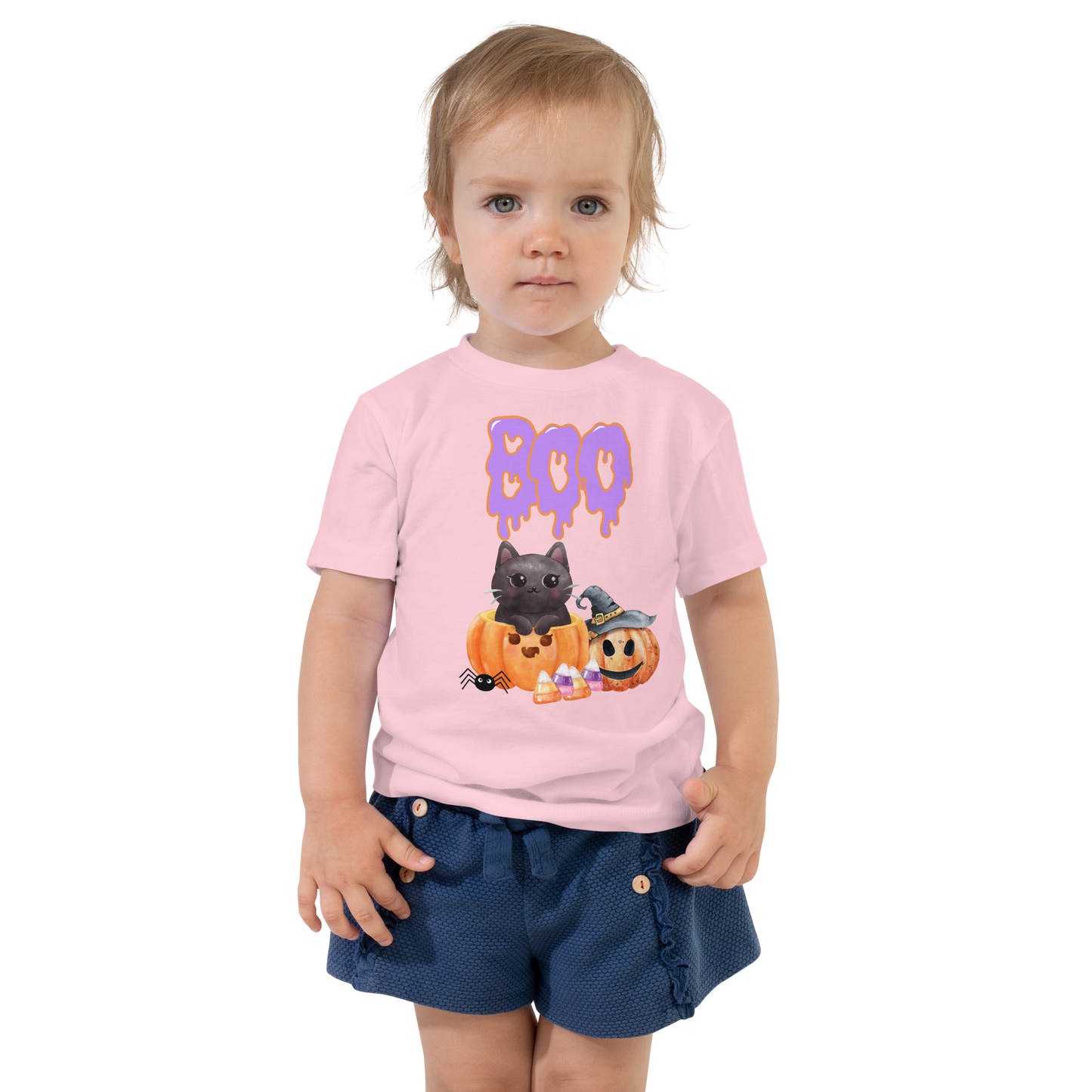 Boo Short Sleeve Toddler Tee