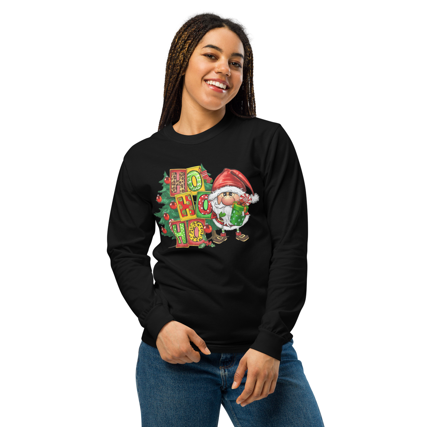 A Ho Ho Ho Santa Universal Long Sleeve Shirt