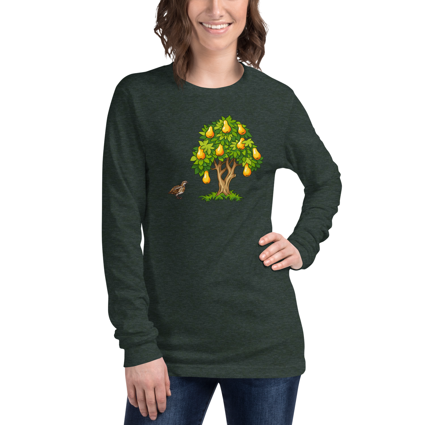 Partridge in a Pear Tree Long Sleeve Tee