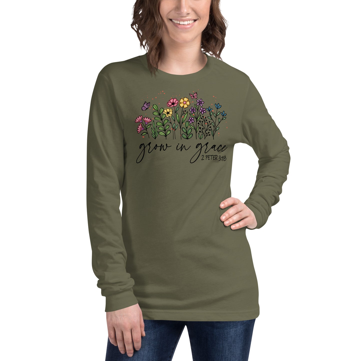 Grow in Grace Long Sleeve T-shirt