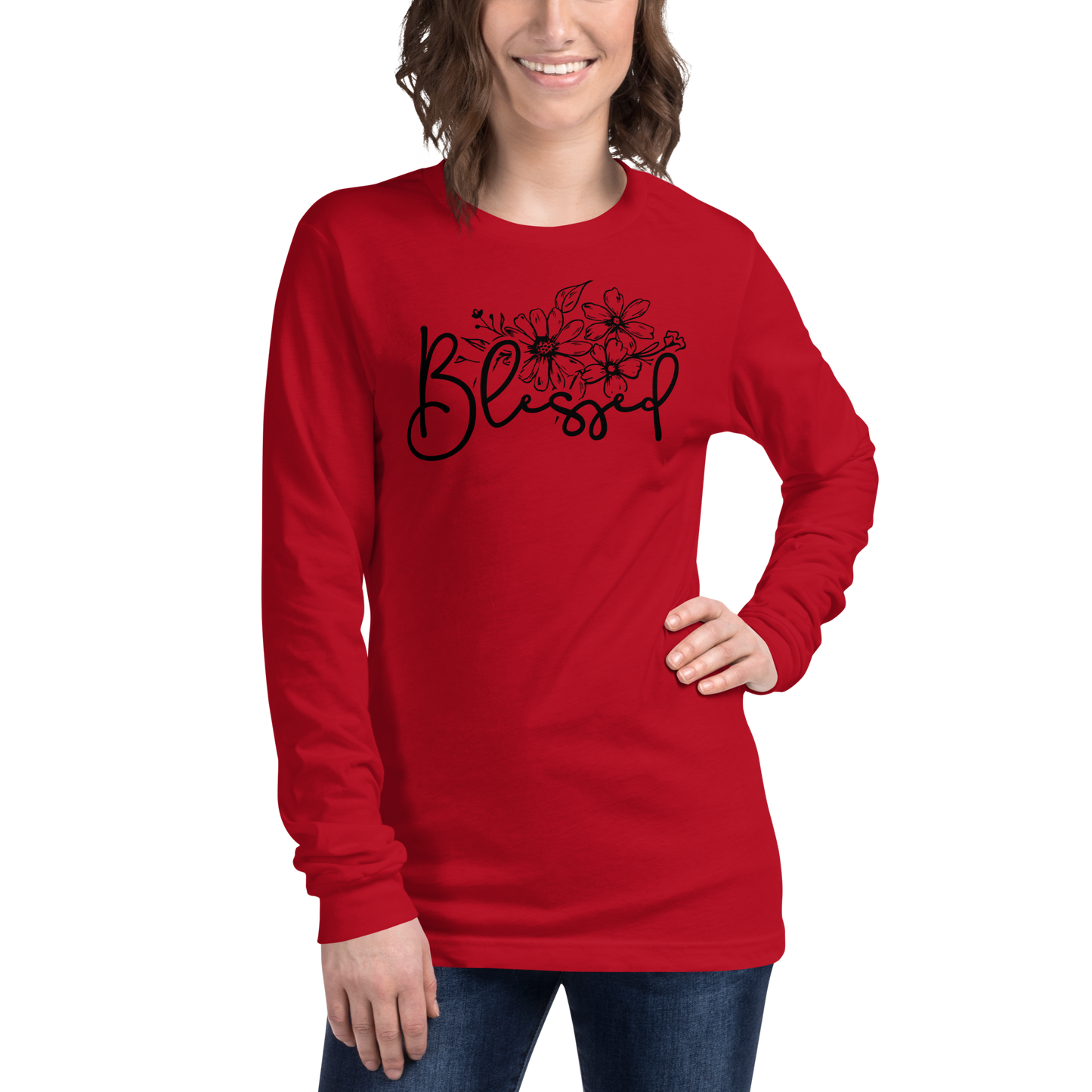 The, Blessed Long Sleeve Unisex T-shirt