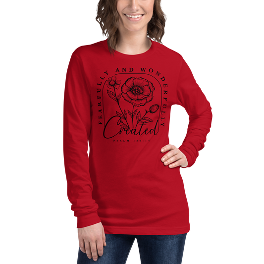 Fearfully and Wonderfully Long Sleeve Unisex T-shirt