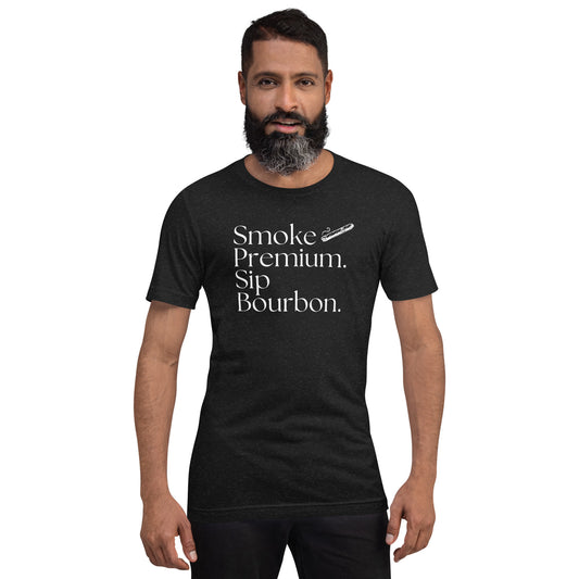 Bourbon - Smoke Premium Sip Bourbon T-shirt