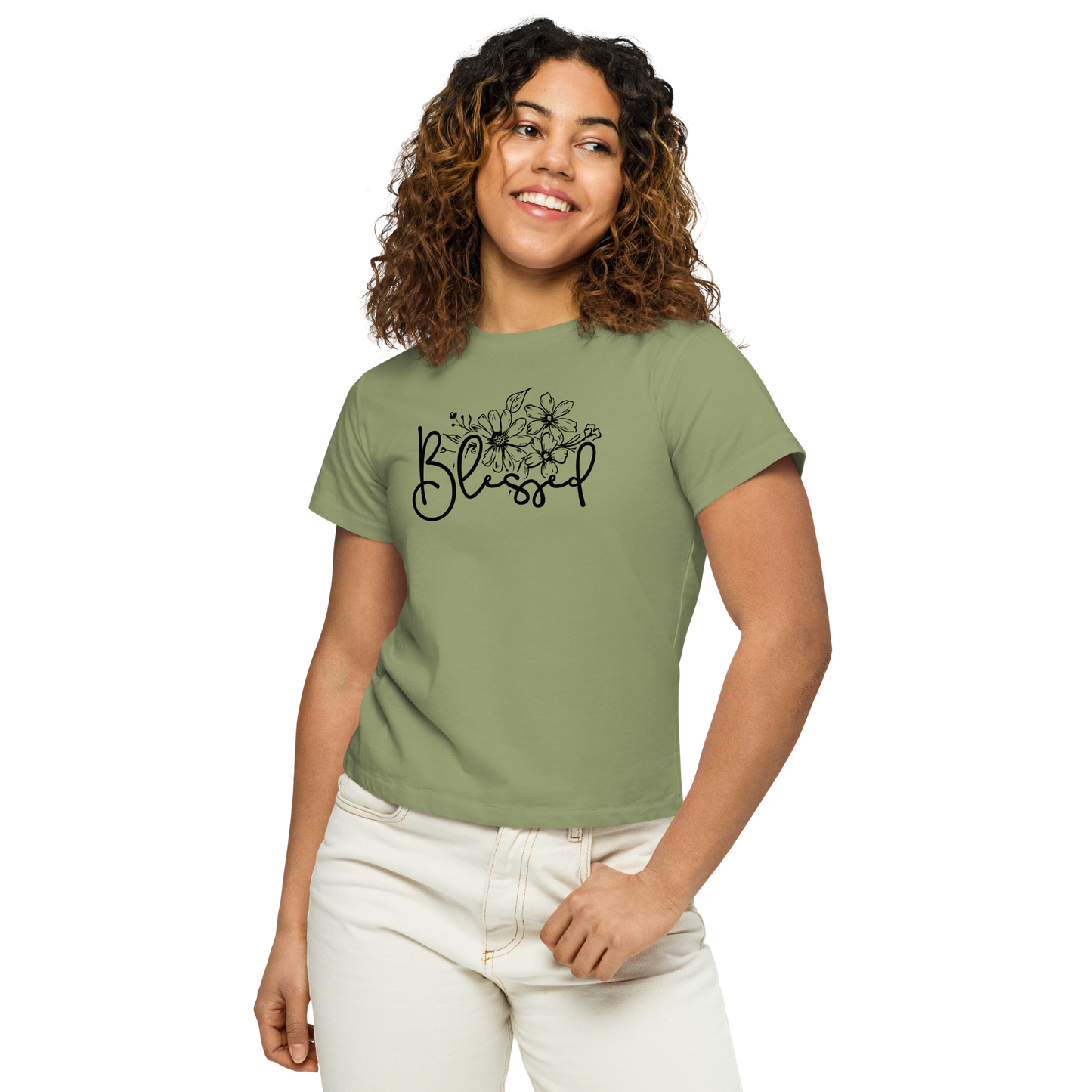 The, Blessed Women’s Waist Length t-shirt