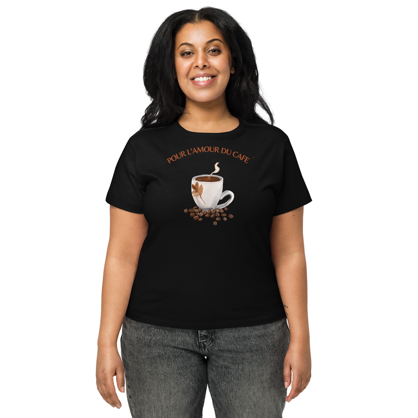 Pour L'amour Du Cafe High Waisted T-shirt.