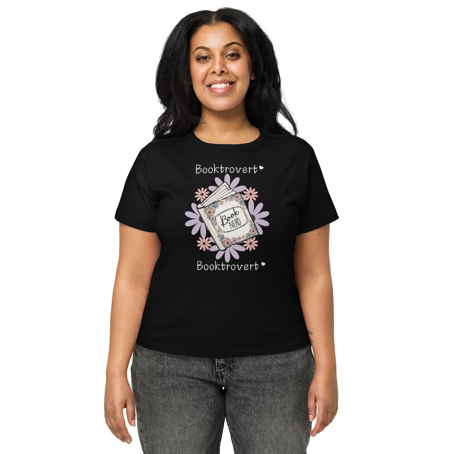 Book Nerd Women’s Waist Length t-shirt