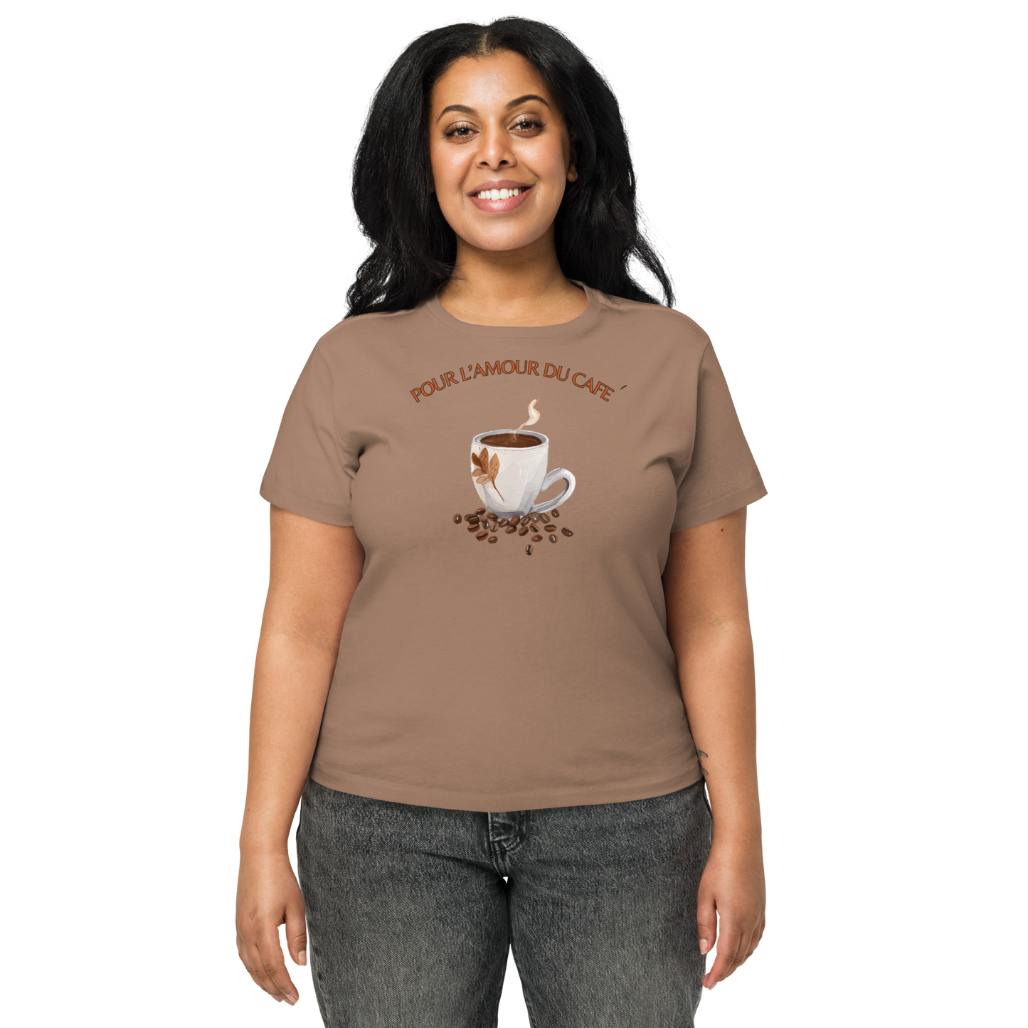 Pour L'amour Du Cafe High Waisted T-shirt.