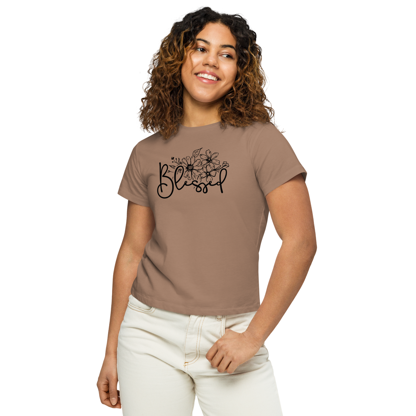 The, Blessed Women’s Waist Length t-shirt