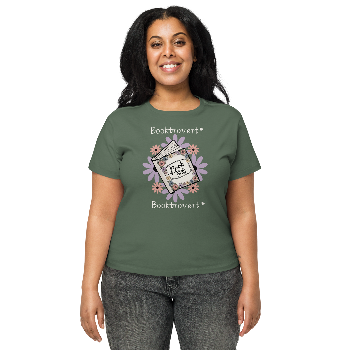 Book Nerd Women’s Waist Length t-shirt