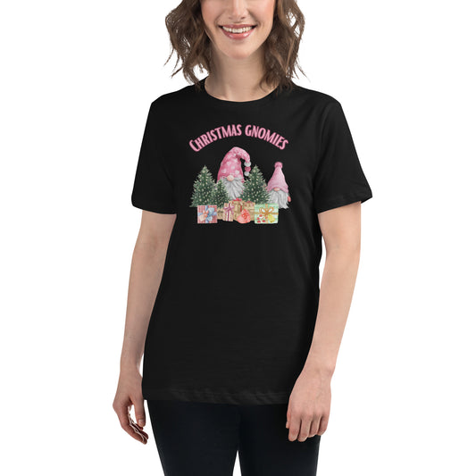 Christmas with my Gnomies Women's Relaxed T-Shirt