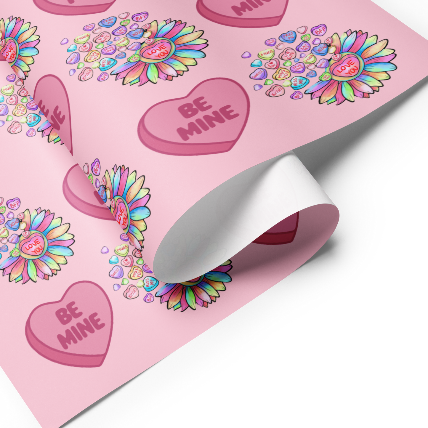 Be Mine Wrapping paper sheets