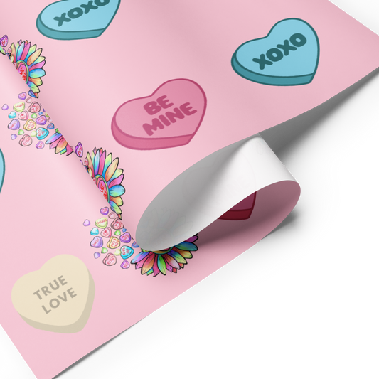 Be Mine Wrapping paper sheets