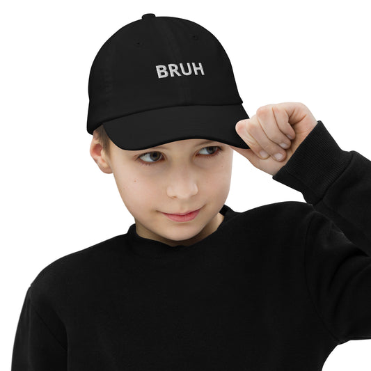 Youth Baseball Cap, Bruh