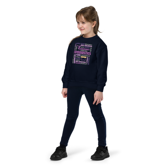 All About Loving Gymnastics Sweatshirt