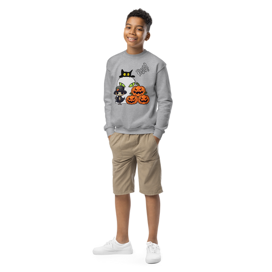 Boo Time Youth crewneck sweatshirt