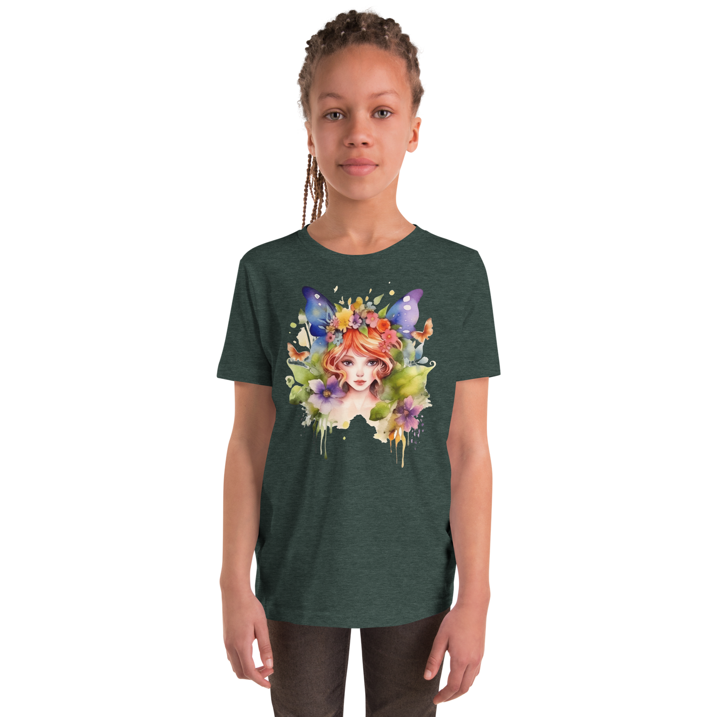 Whispering Fairies Youth Short Sleeve T-Shirt